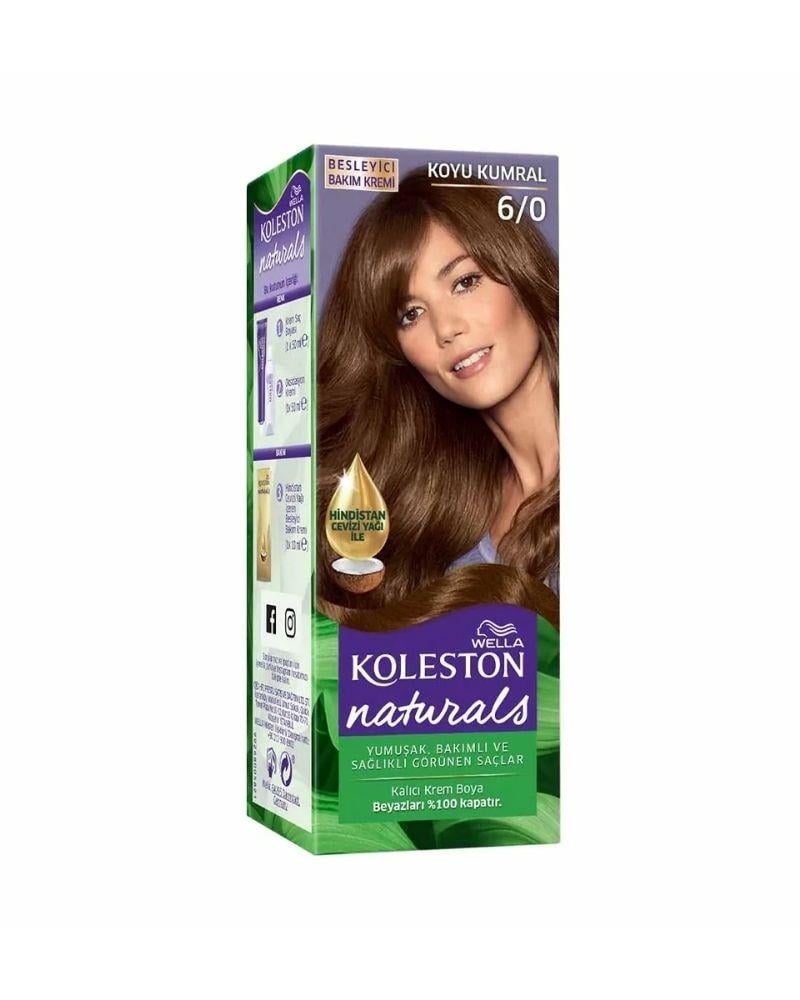 KOLESTON NATURALS Naturals Saç Boyası Koyu Kumral 6-0