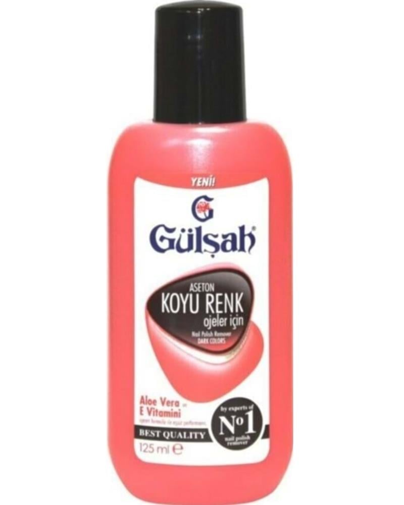 Gülşah Aseton Koyu Renk Ojeler Için Pembe 125ml