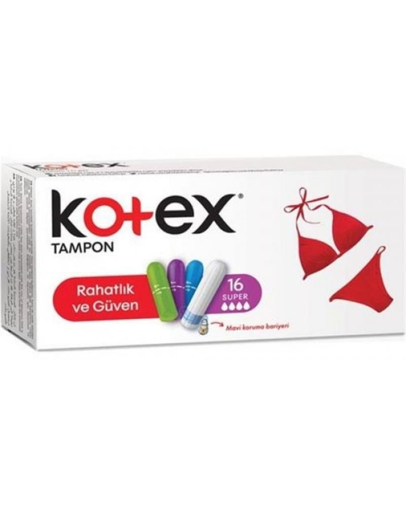 Kotex Tampon 16 Lı Süper