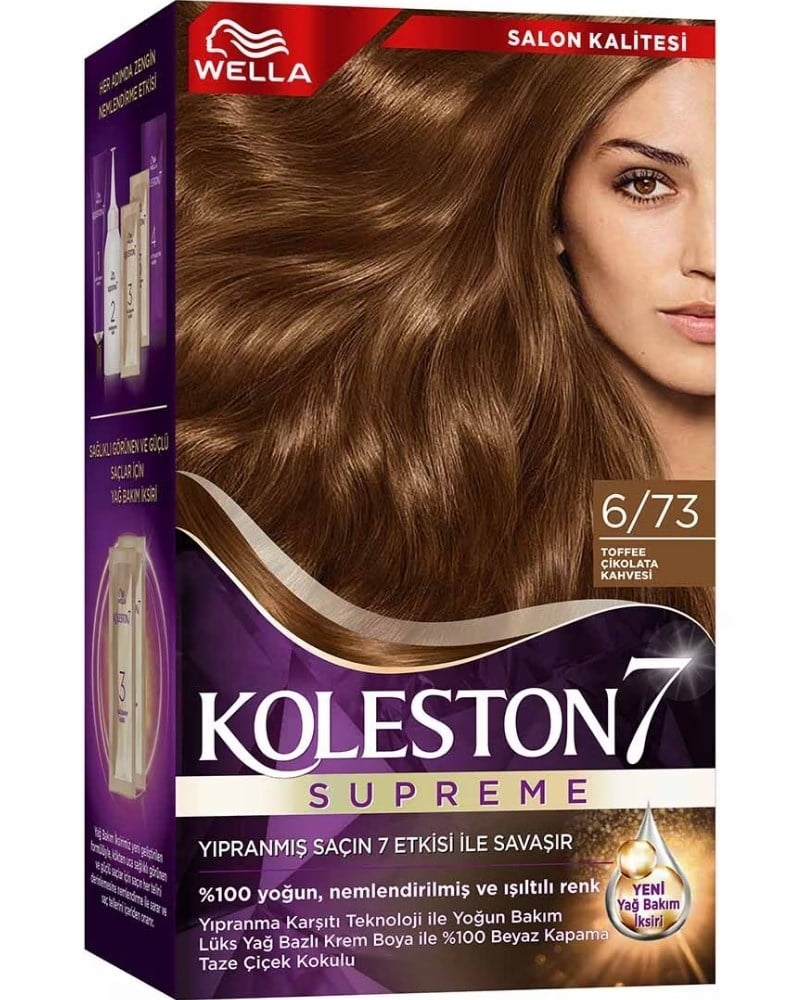 Wella Koleston Kit Saç Boyası Ayışığı Kahvesi 6/73
