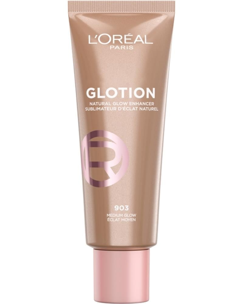 L'Oreal Paris Glotion All-in-one Doğal Işıltı 903 - Medium Glow 40 ml  Highlighter, Likit Aydınlatıcı
