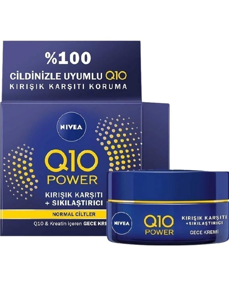 NIVEA Q10 Power Gece Kremi 50 ml Kırışık Karşıtı