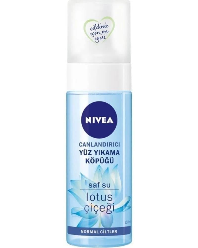NIVEA Canlandırıcı Yüz Yıkama Köpüğü 150ml, Derinlemesine Temizleme, Nemlendirici, Normal Ciltler