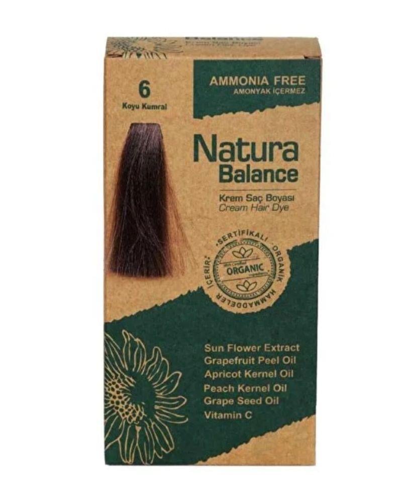 Natura Balance Saç Boyası 6 Koyu Kumral