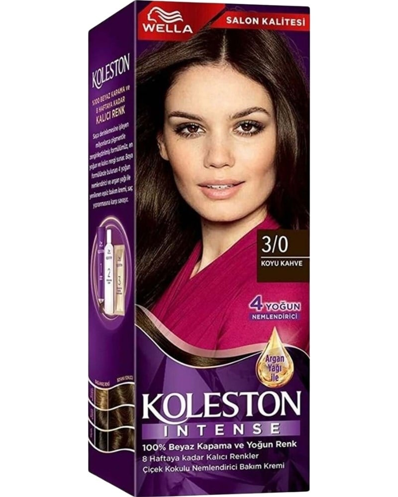 Wella Koleston Intense 3/0 Koyu Kahve