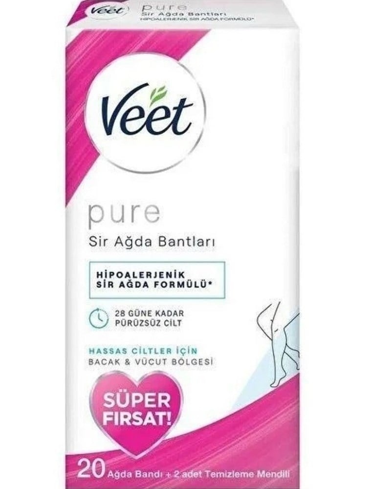 Veet Tuy Dokucu Pure Sır Agda Bandı Super Fırsat 20 Lı