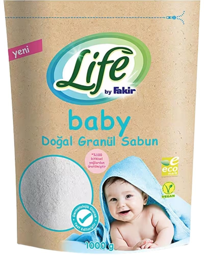 Life by Fakir Doğal Bebek Granül Toz Sabun 1 Kg