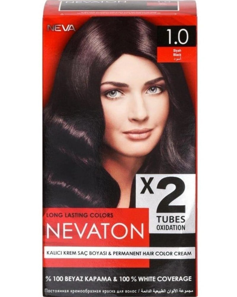 Nevaton 2 Li Saç Boyası 1.0 Siyah