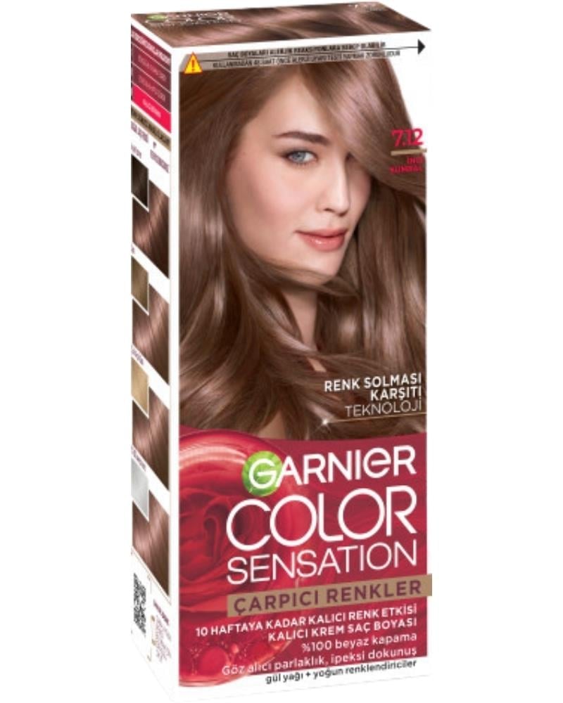 Garnier İnci Kumral Çarpıcı Renkler Saç Boyası 7.12