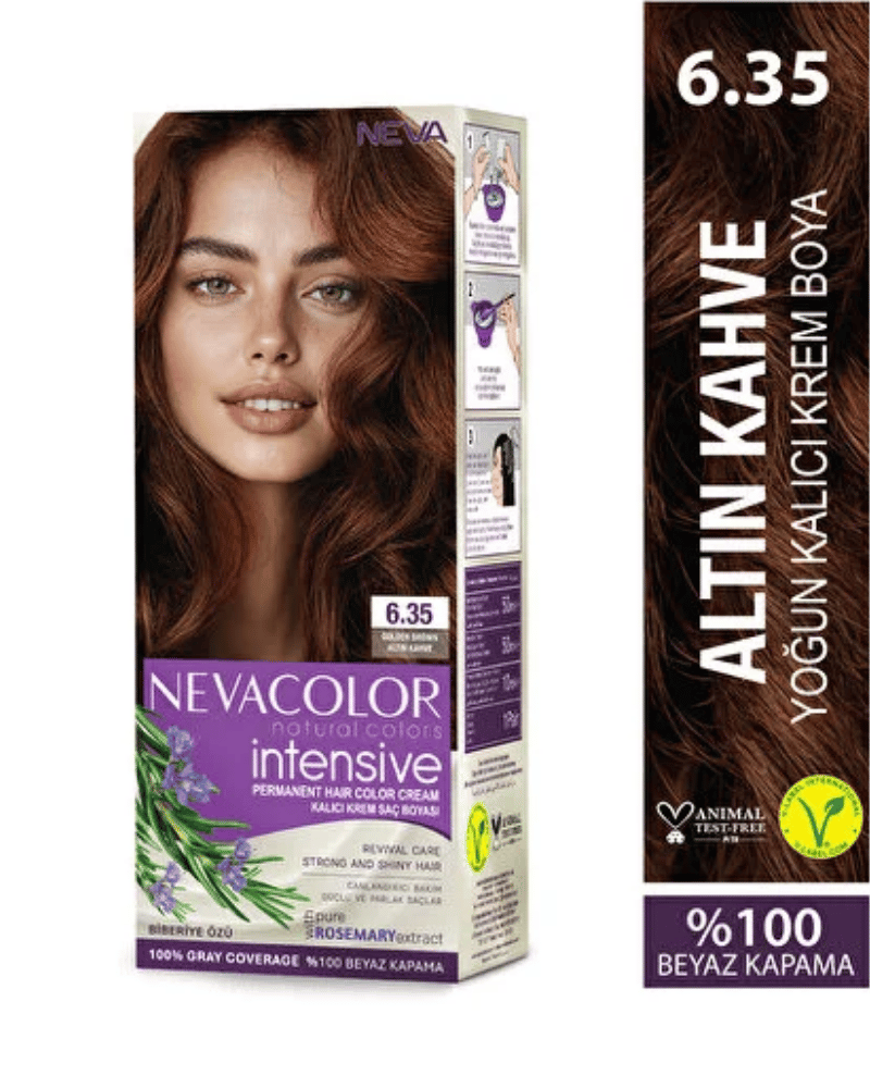 Neva Color INTENSIVE 6.35 Altın Kahve