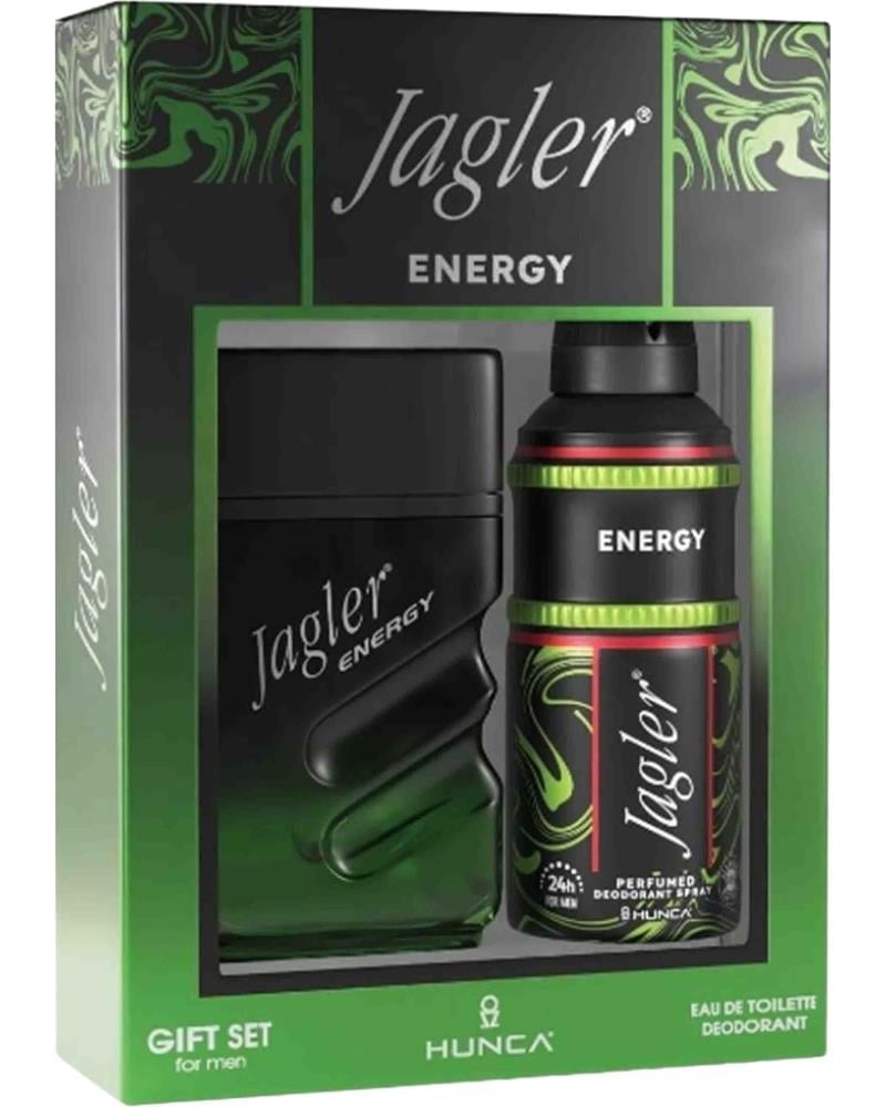 Jagler Energy 90 ml Edt 150 ml Deodorant Erkek Gofre