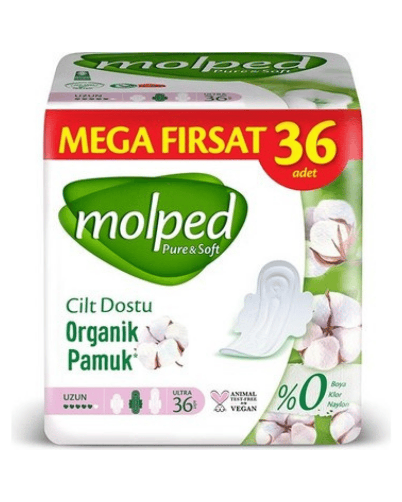Molped Pure & Soft Uzun 36'lı Hijyenik Ped