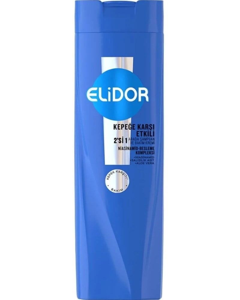 Elidor Kepeğe Karşı Etkili Şampuan 2 Si 1 Arada 400 Ml
