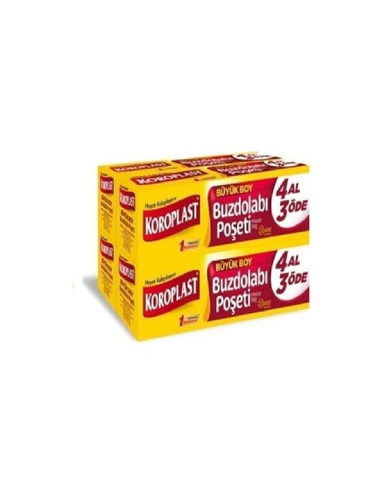 Koroplast Buzdolabı Poşeti Büyük Boy 4 Al 3 Öde