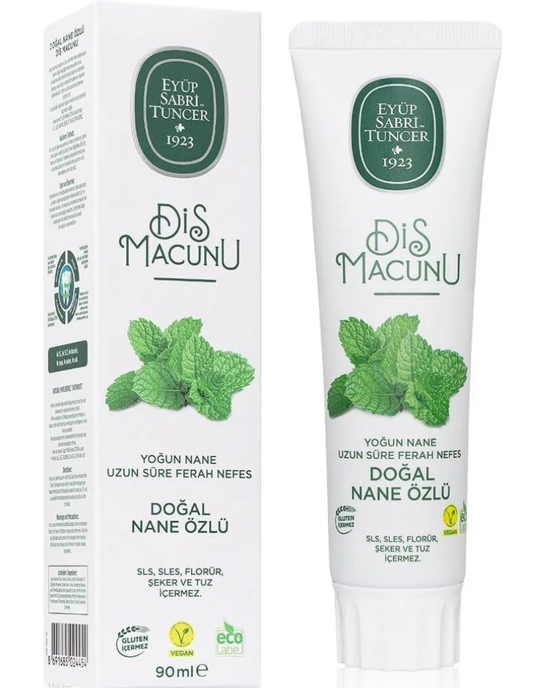 Eyüp Sabri Tuncer Doğal Nane Özlü Diş Macunu 90 ml