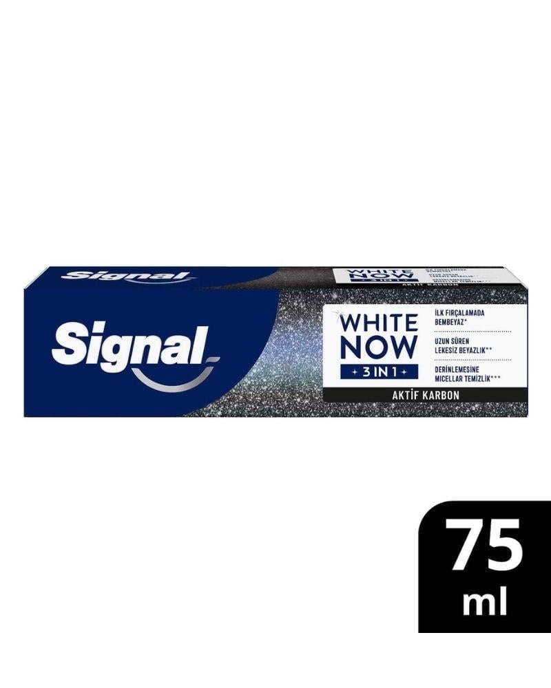 Signal White Now 3 in 1 Aktif Karbon White Boost Diş Macunu 75 ml