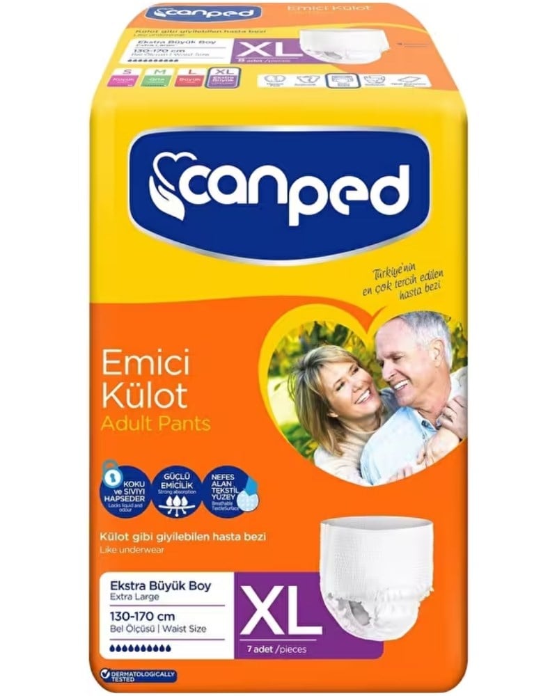 Canped Emici Külot Bez XL 7 Adet