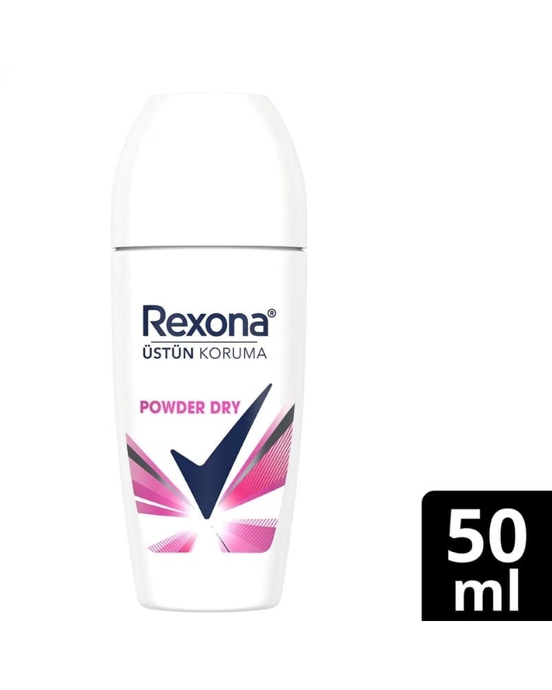 Rexona Üstün Koruma Kadın Roll On Deodorant Powder Dry 72 Saat Kesintisiz Koruma 50 ml