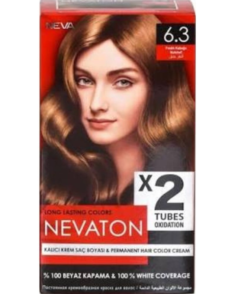Nevaton 2 Li Saç Boyası 6.3 Fındık Kabuğu