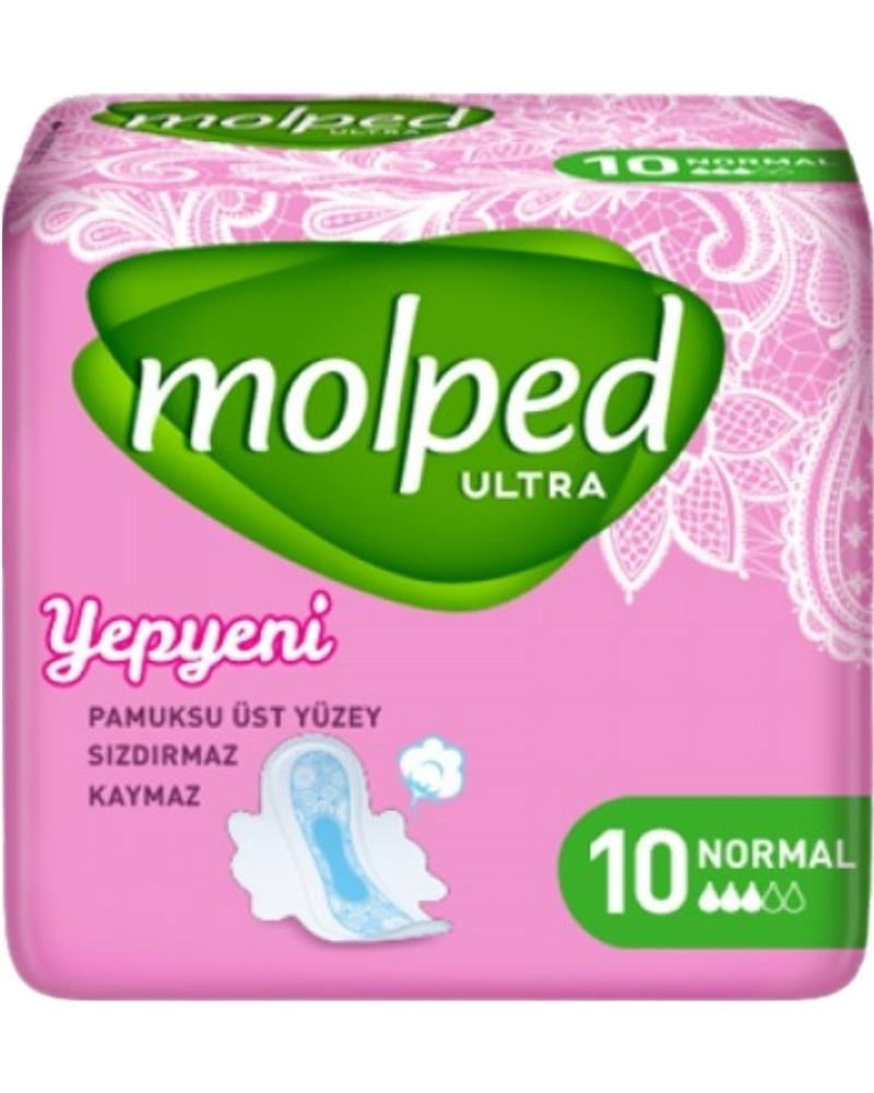 Molped Ultra Hijyenik Ped Normal 10 Adet