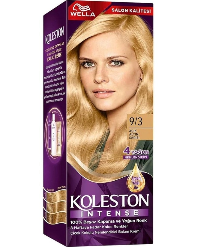 Wella Koleston Intense 9/3 Açık Altın Sarısı