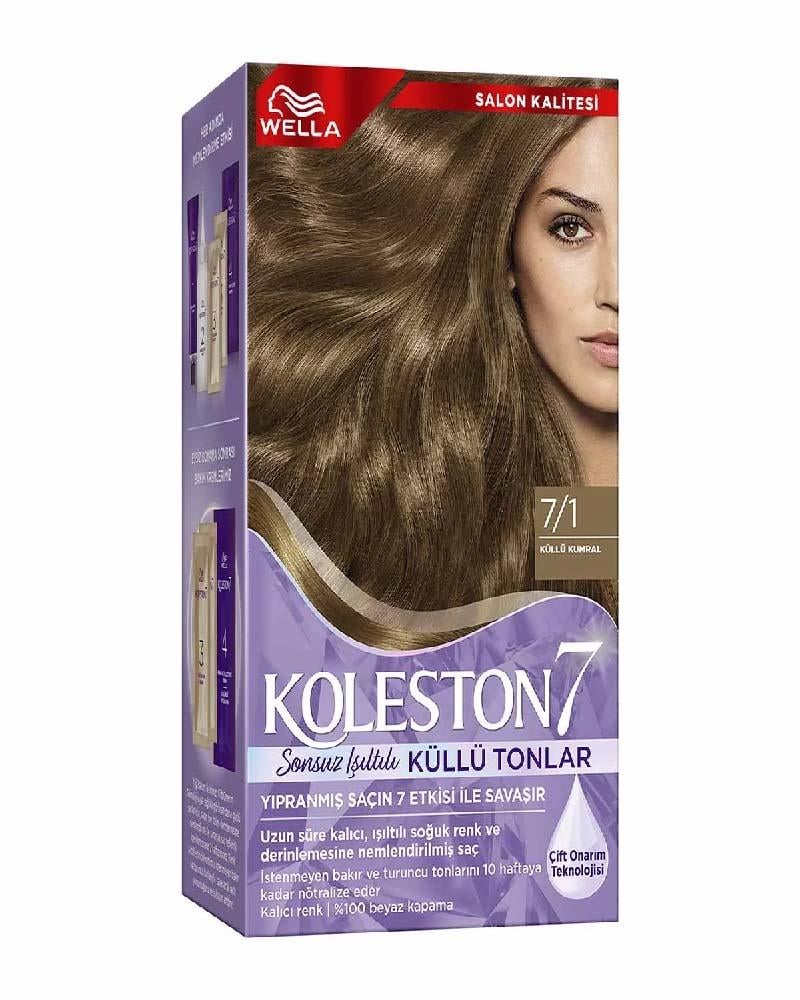 KOLESTON Saç Boyası Küllü Kumral 7-1