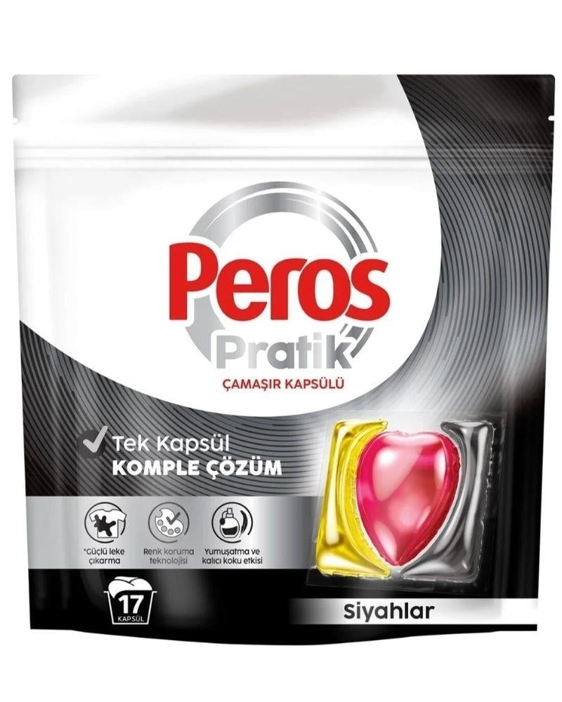 Peros Pratik Siyahlar için Kapsül Çamaşır Deterjan