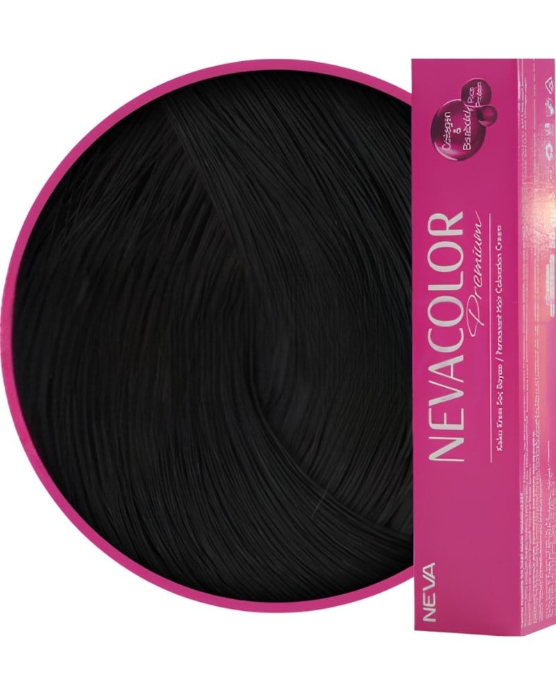 Nevacolor Premium 4.0 Yoğun Kahve - Kalıcı Krem Saç Boyası 50 g Tüp