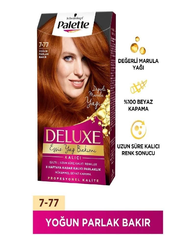 Palette Deluxe Saç Boyası Yoğun Bakır 7-77