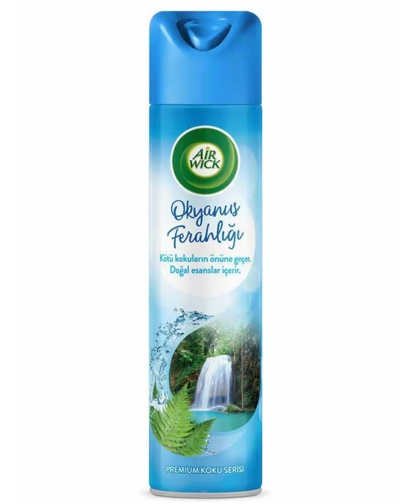 Air Wick Sprey, Aerosol Oda Kokusu Okyanus Ferahlığı 300 ml 1 Adet