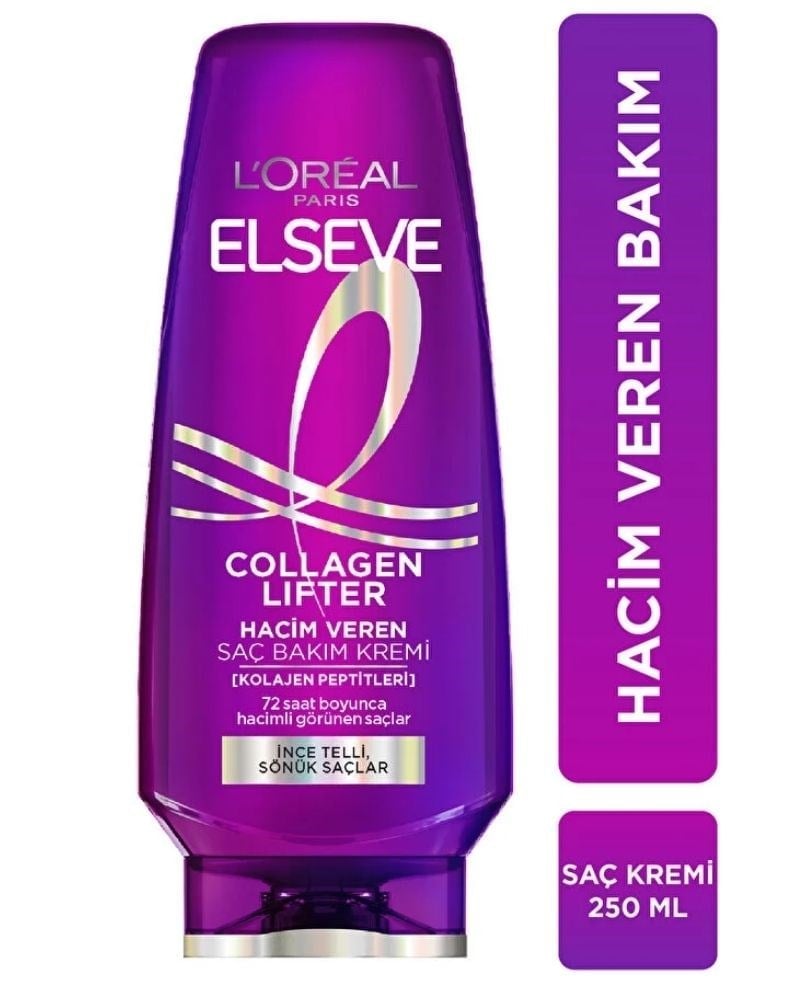Elseve Collagen Lifter [Kolajen Peptitleri] İçeren Hacim Veren Saç Bakım Kremi 250ml