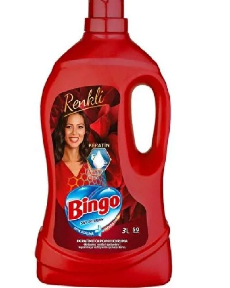 Bingo Renkli Sıvı Deterjan 3 L