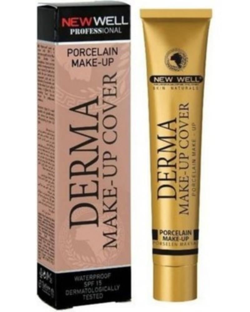 New Well Yoğun Kapatıcı Fondöten - Derma Make Up Cover 02 Bronz 30 ml 8680923304823