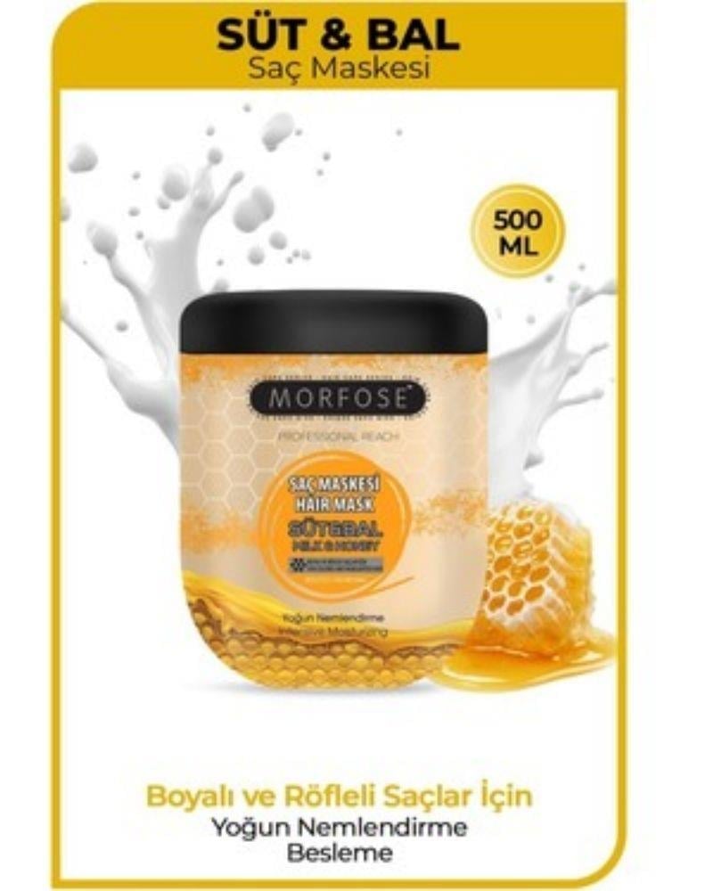 Morfose Süt & Bal Saç Maskesi 500 ml
