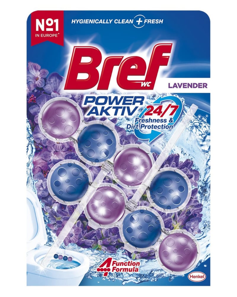 Bref Power Aktiv Wc Blok Lavanta 2 x 50 G