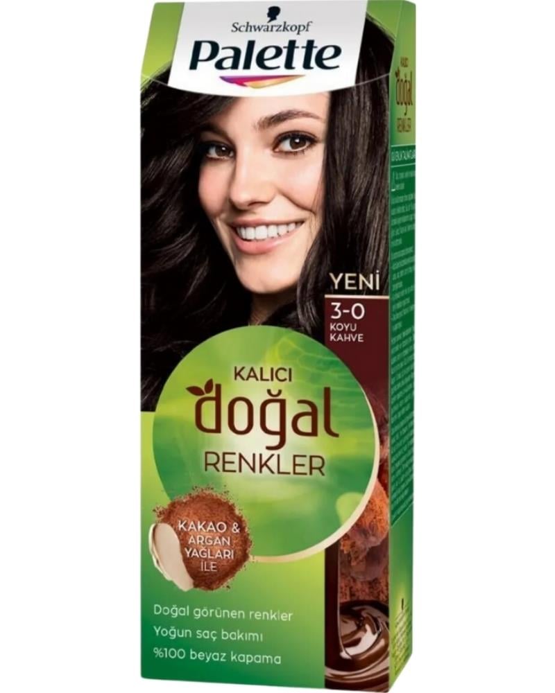 Palette Doğal Renkler 3.0 Koyu Kahve