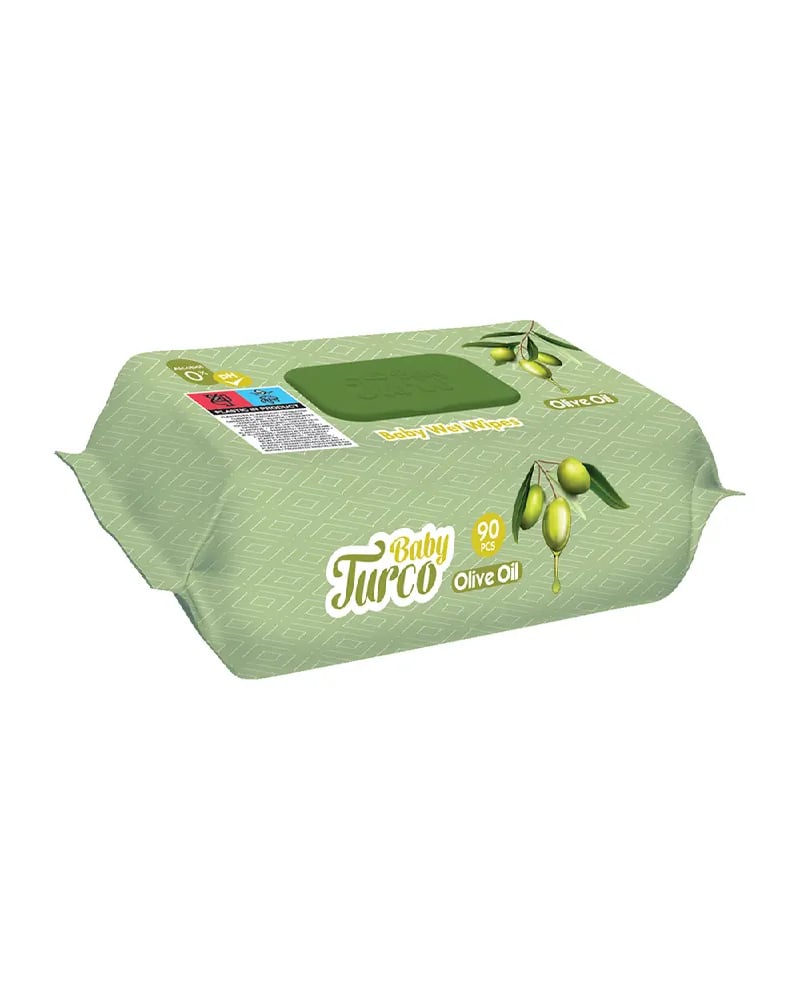 Baby Turco Bebek Islak Mendil 90'lı Zeytinyağlı 8684117000058