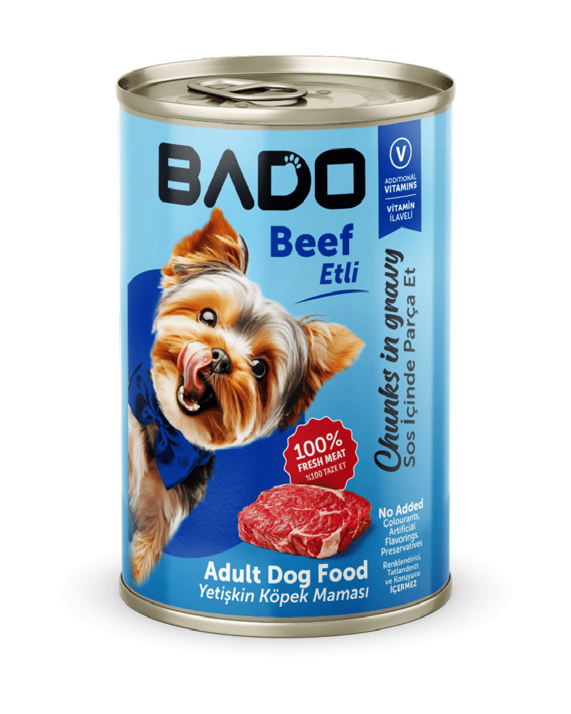 Bado Yaş Köpek Maması Etli 400G