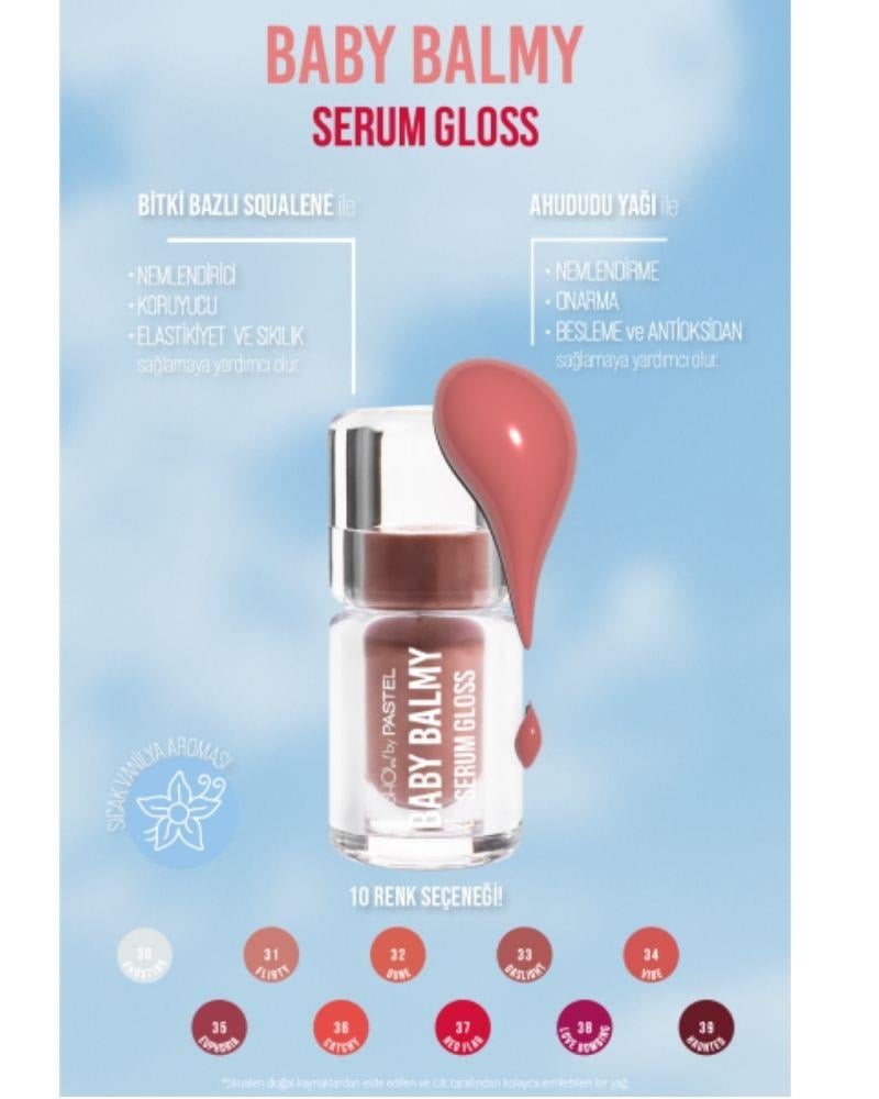 Show By Pastel Baby Balmy Serum Gloss 33 Gaslight