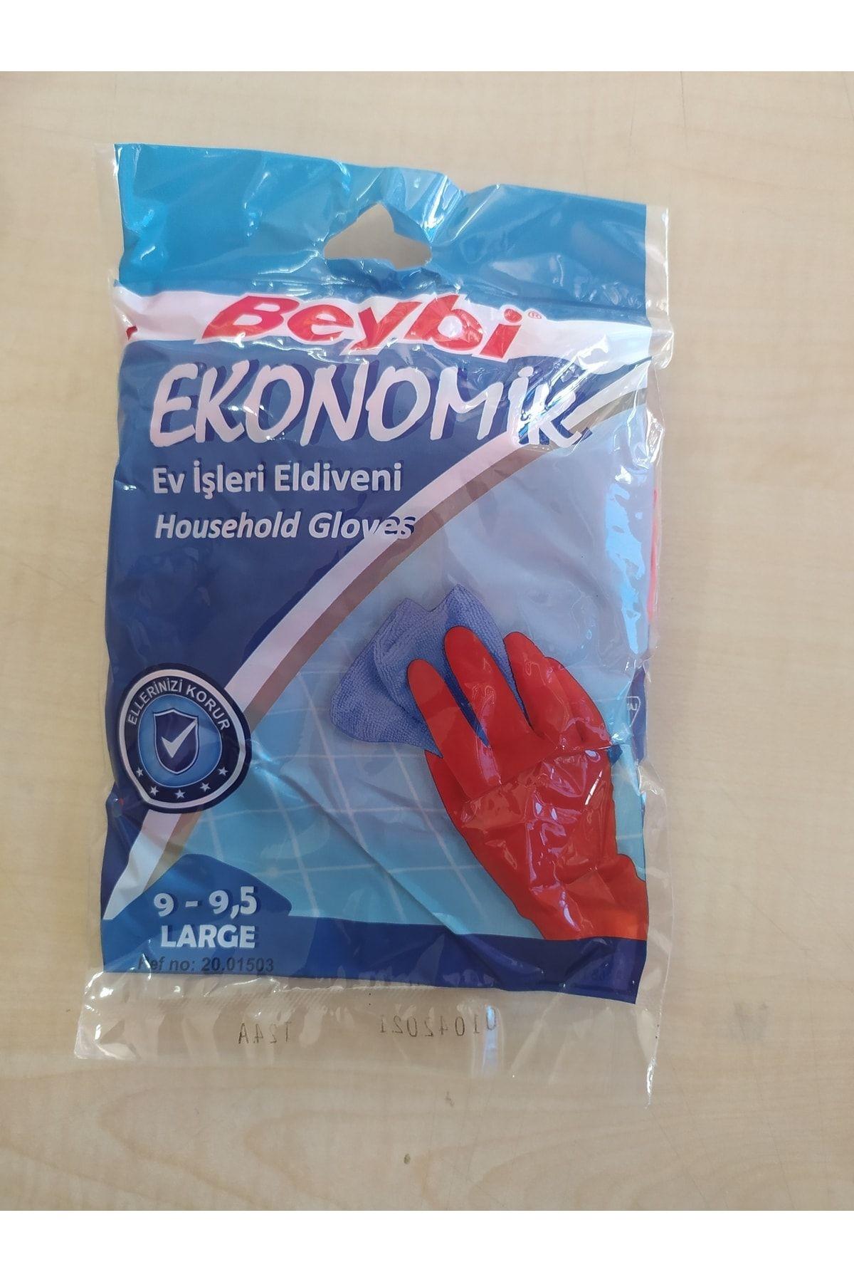 Beybi Ekonomik Bulaşık Eldiveni 9-9,5 3 Çift