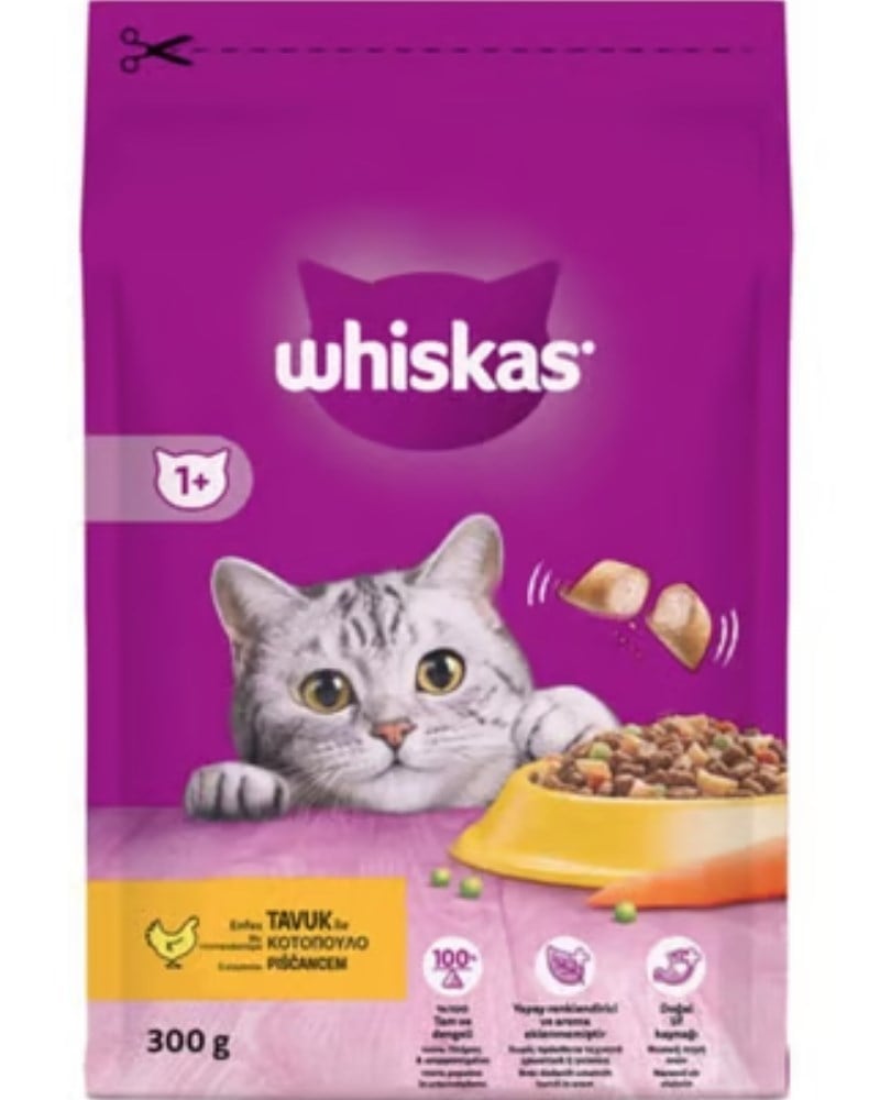 Whiskas Tavuklu Sebzeli Kuru Kedi Maması 300 gr