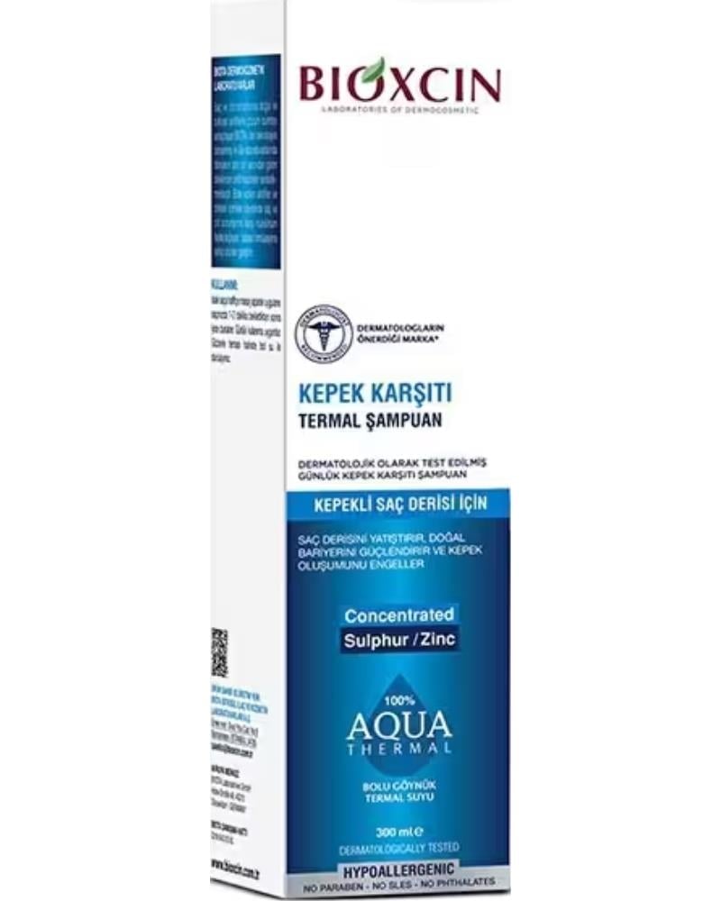 Bioxcin Aqua Thermal Kepek Karşıtı Şampuan 300ml Tüm Saç Tipleri