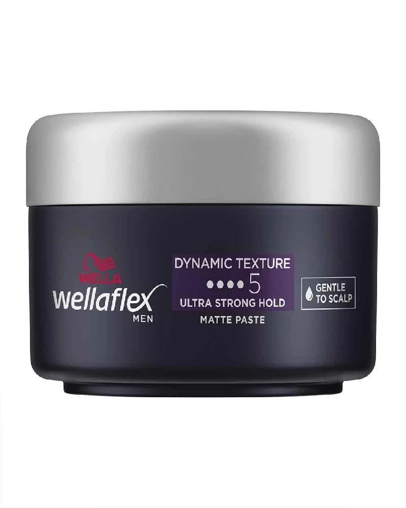 WELLA Wellaflex Saç Macunu Mat Erkek Dinamik Doku & Ultra Güçlü Tutuş 75 ml