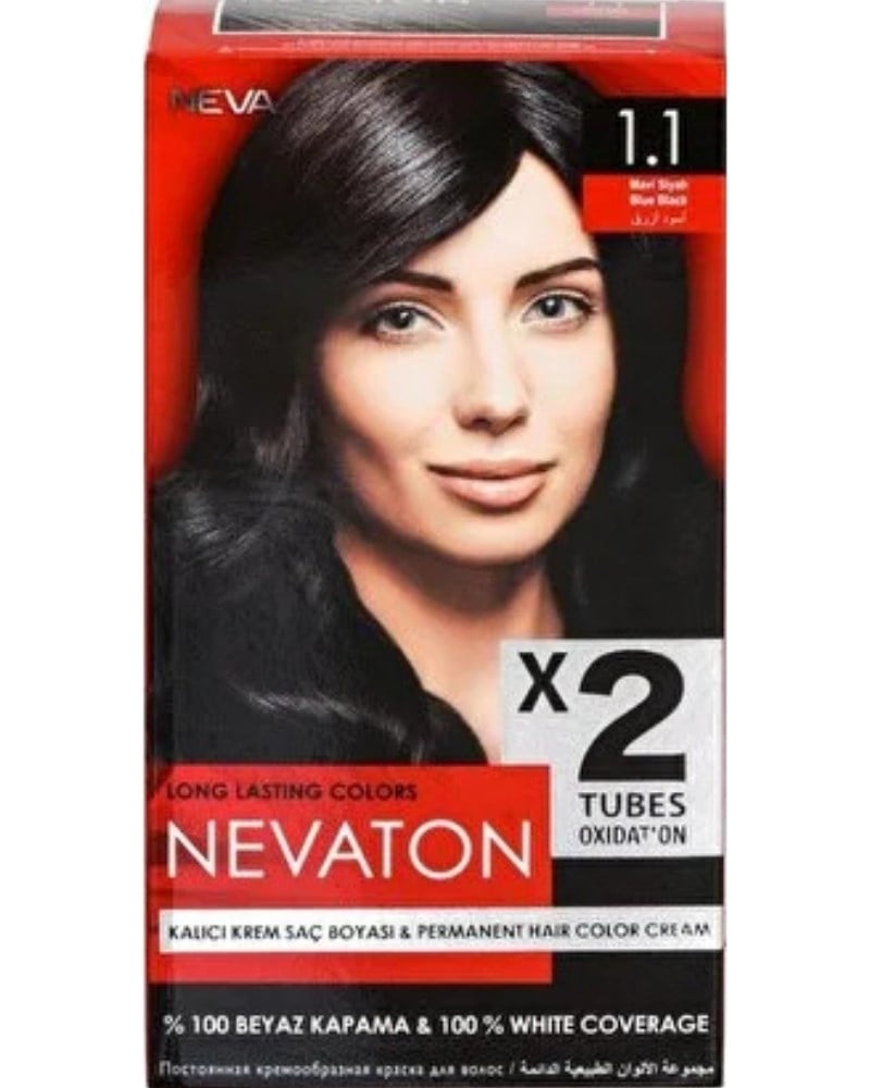 Nevaton 2 Li Saç Boyası 1.1 Mavi Siyah