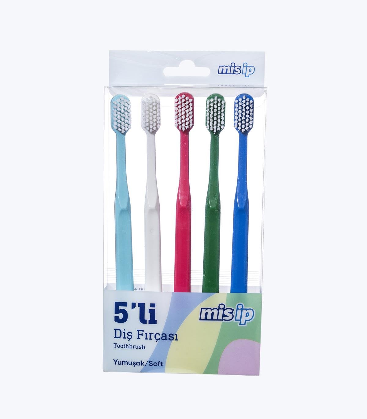 Misip Diş Fırçası Seti 5'li Soft