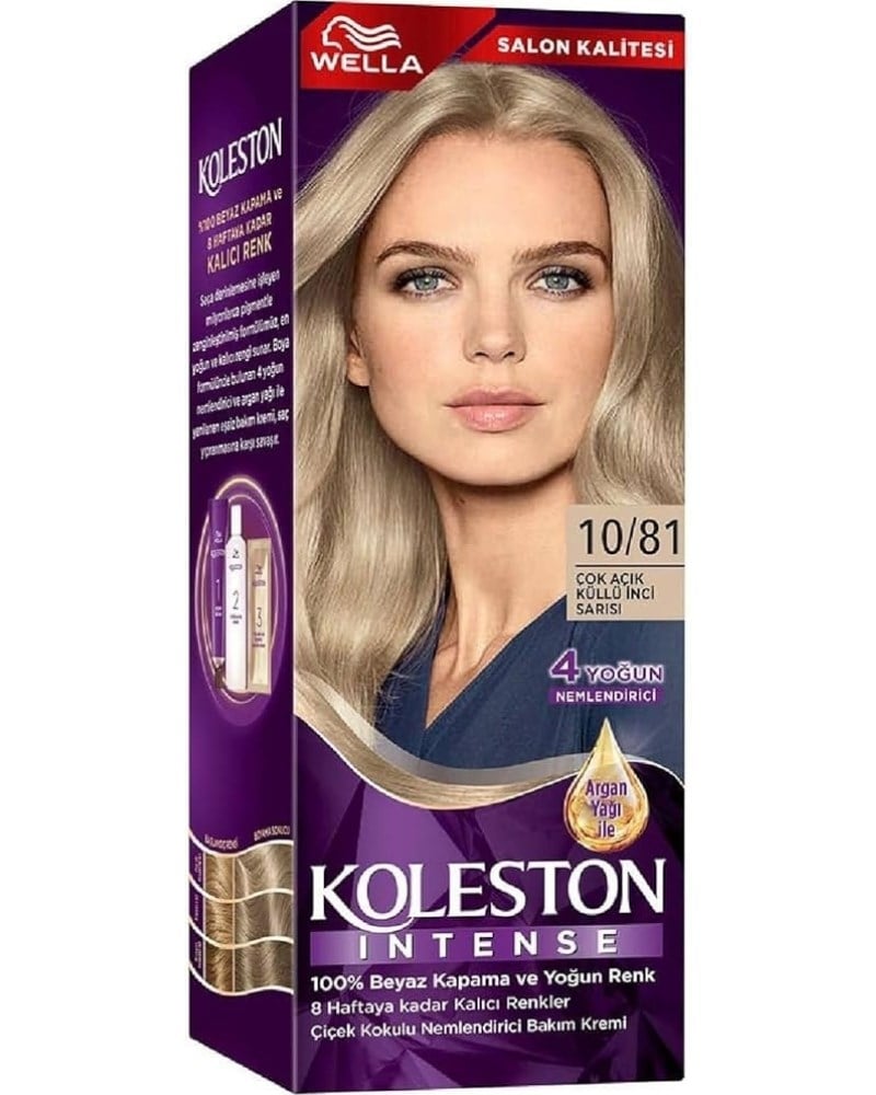 Wella Koleston Intense 10/81 Çok Açık Küllü Inci Sarı