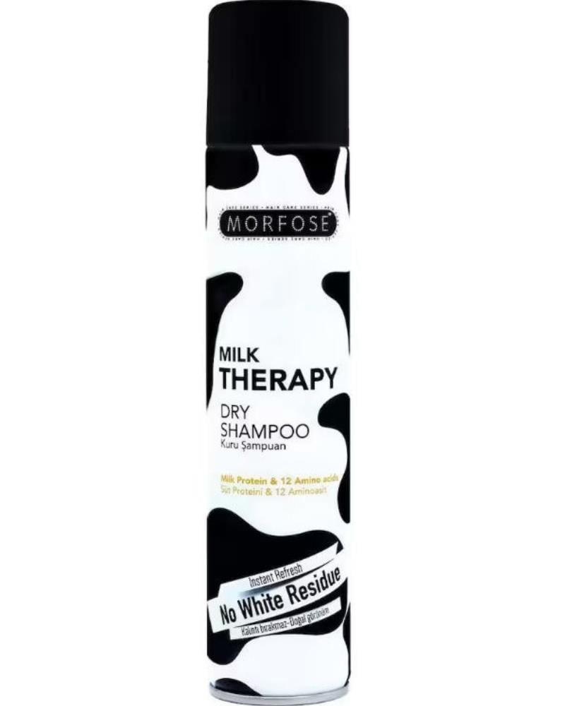 Morfose Milk Therapy Kuru Şampuan 200 ml - Besleyici, Hacim Veren, Temiz Görünüm Sağlayan Güçlü Saç Etkisi
