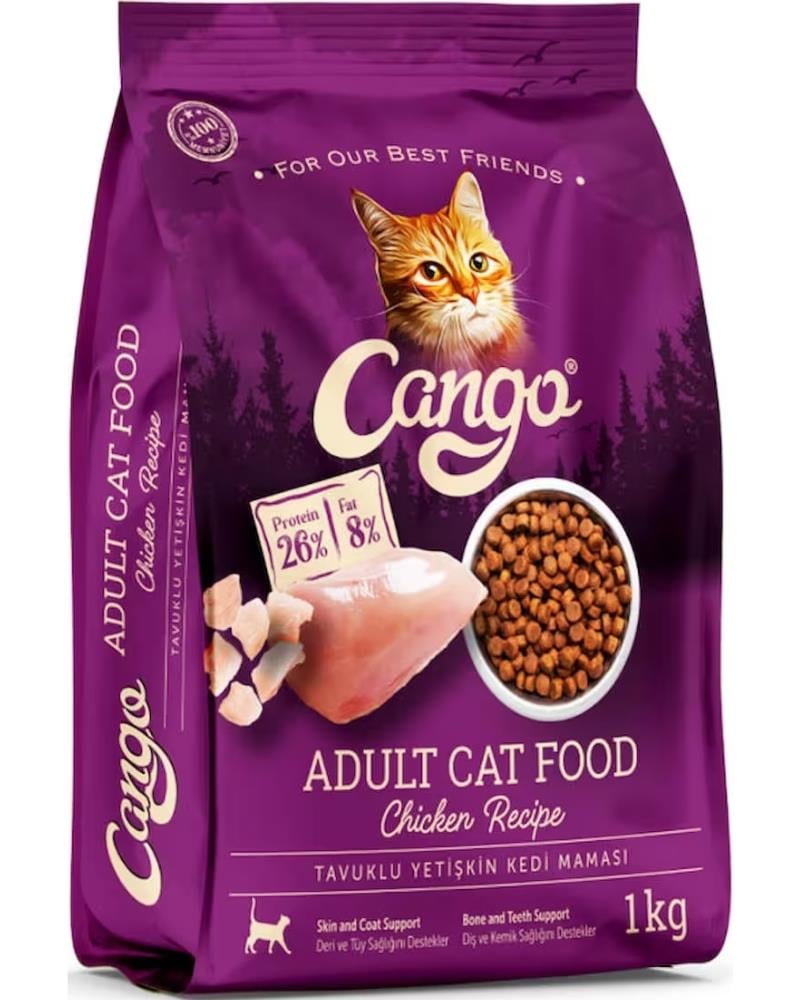 Cango Yetişkin Kedi Maması Tavuk Etli 1kg