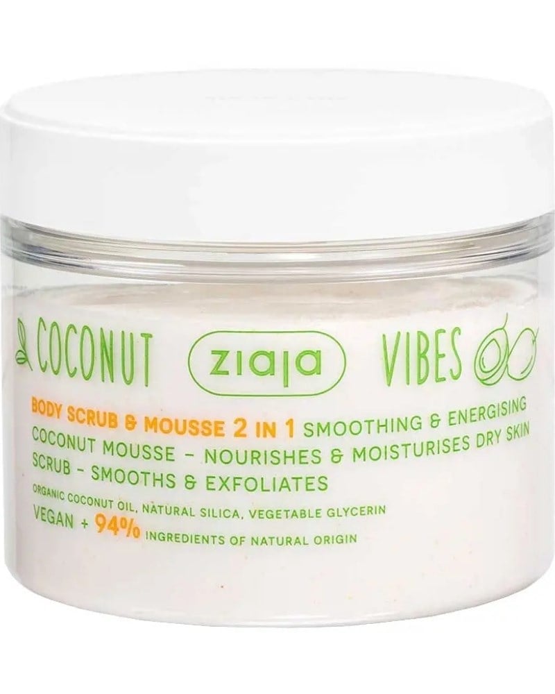 Zıaja Hindistancevizi Vibes Vücut Scrub&Köpüğü 2si 1 Arada 270 ml