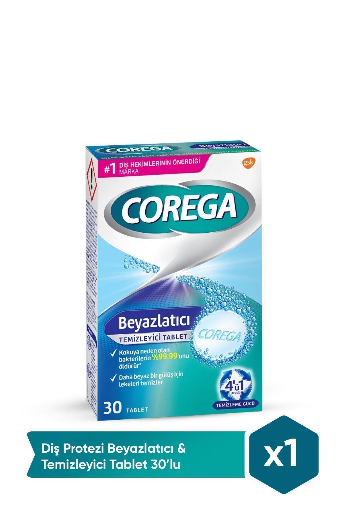 Corega Beyazlatıcı Tablet